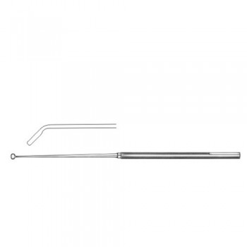 Ray Micro Curette Angled 45° - Horizontal Stainless Steel, 19 cm - 7 1/2" Diameter 4.0 mm Ø